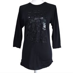 LRG Lifted research Group Embossed Graphic 3/4 Sleeve Tee